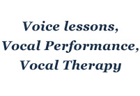 Voice Lessons, Vocal Performance and Vocal Therapy with Jan Linder-Koda
